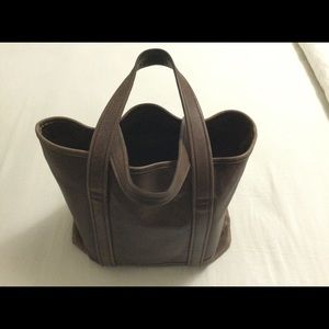 Coach vintage leather tote bag